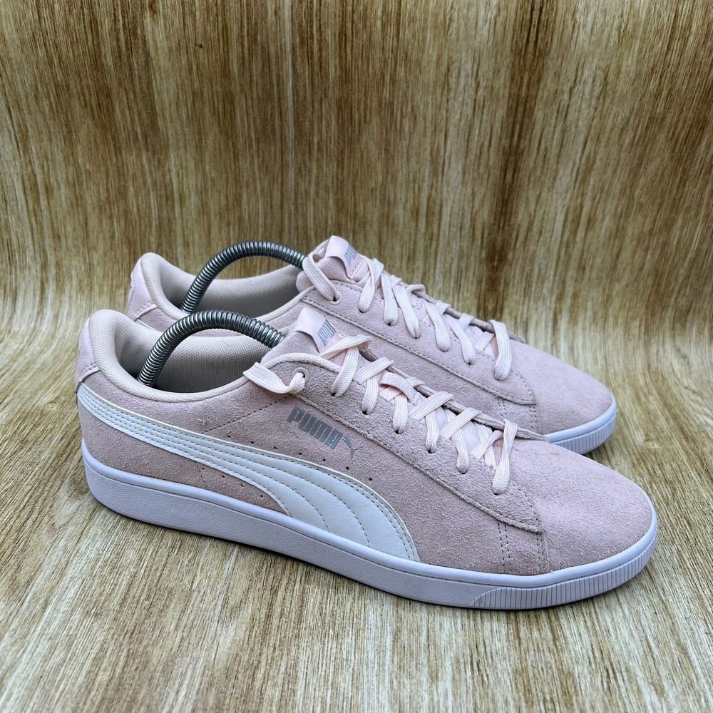 Puma Vikky v3 Sneakers Women's Size 11 Pink Suede Low Top Casual Shoes 369725-20